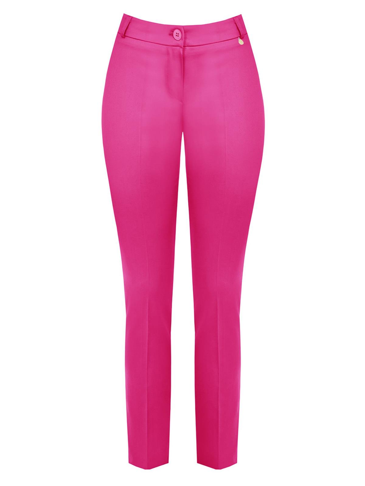 Women’s cropped straight-leg summer trousers slim fit