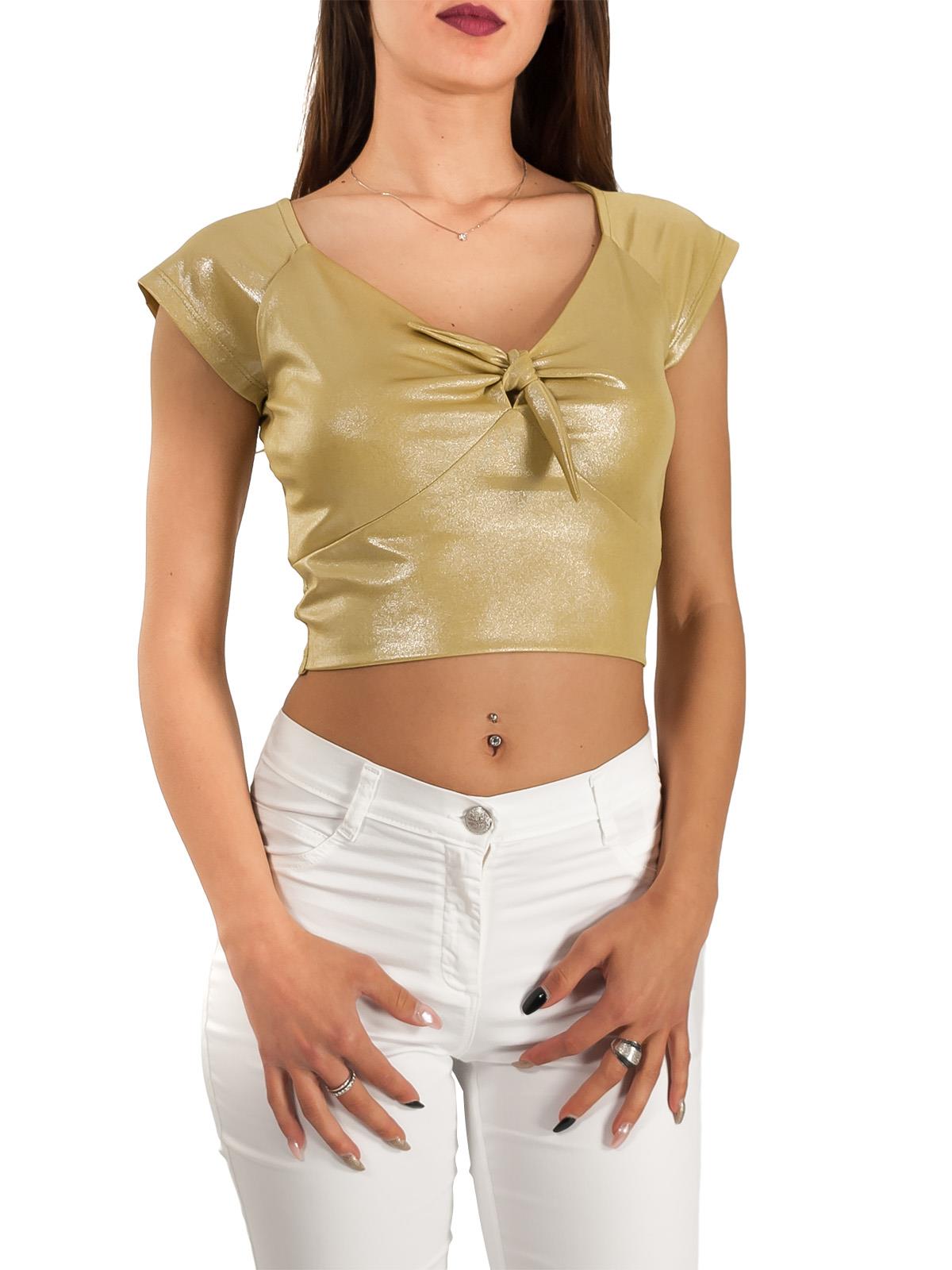 CARMEN UNICA Top corto super aderente M1482T231