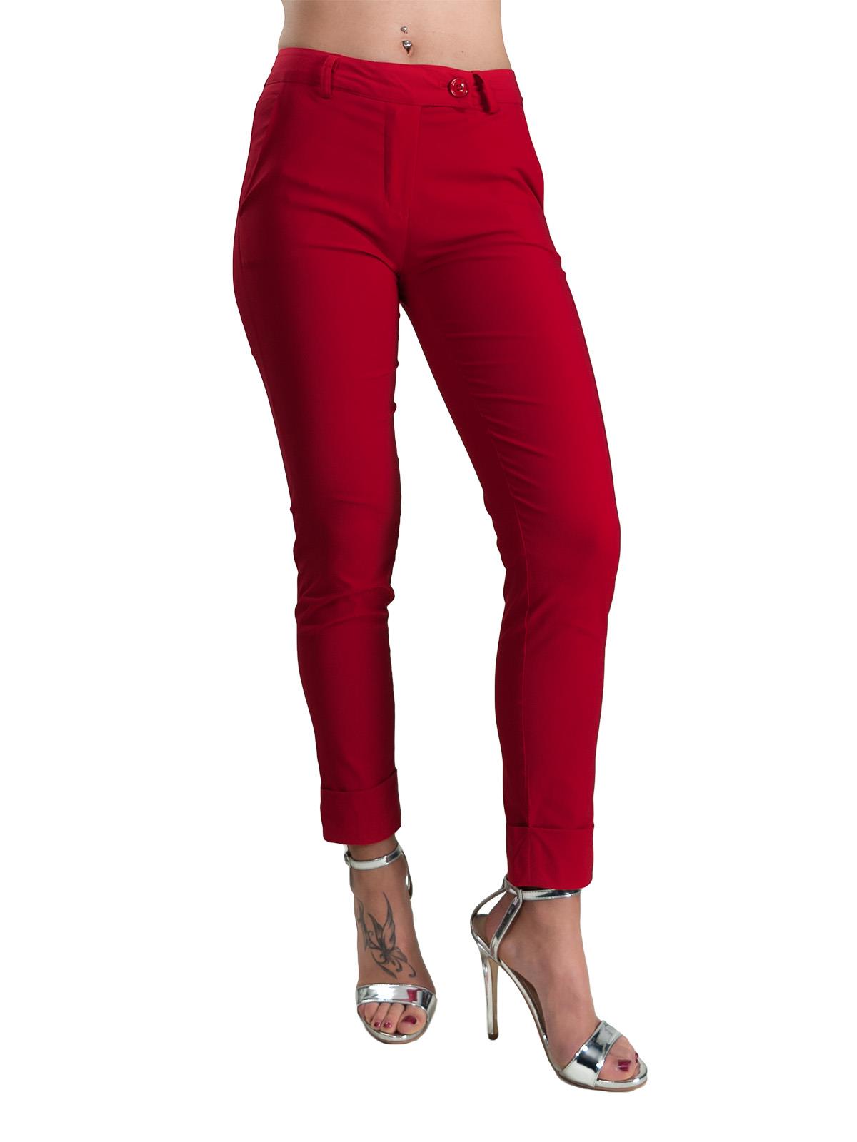 CARMEN UNICA Pantaloni dritti vita regular P424T3
