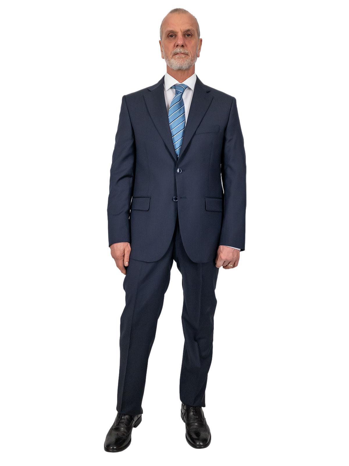 Abito da cerimonia uomo classico fresco lana elegante Drop 4