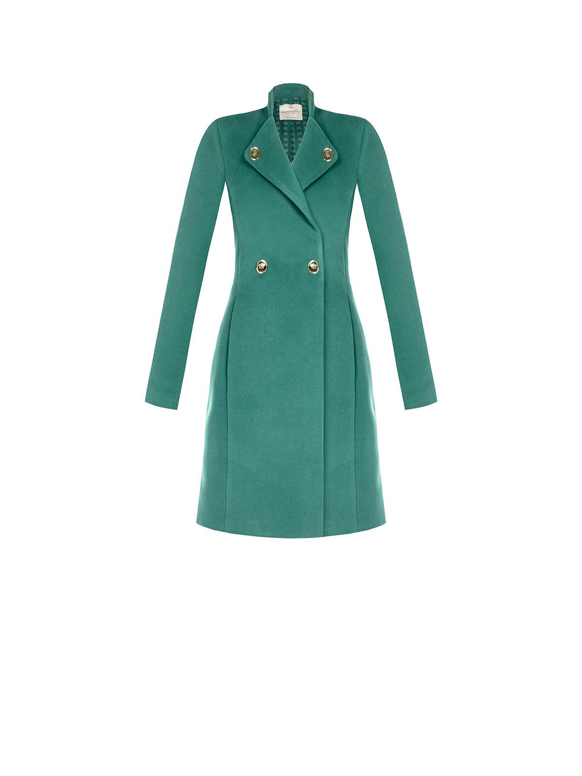 RINASCIMENTO Cappotto Doppio Petto Donna Corto Invernale Elegante Svasato