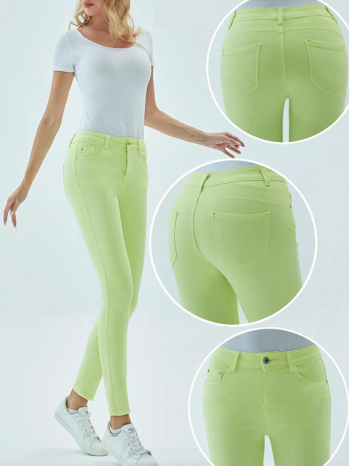 YEP PRAIS Jeans Skinny Donna Push Up Slim Fit Elasticizzati Estivi