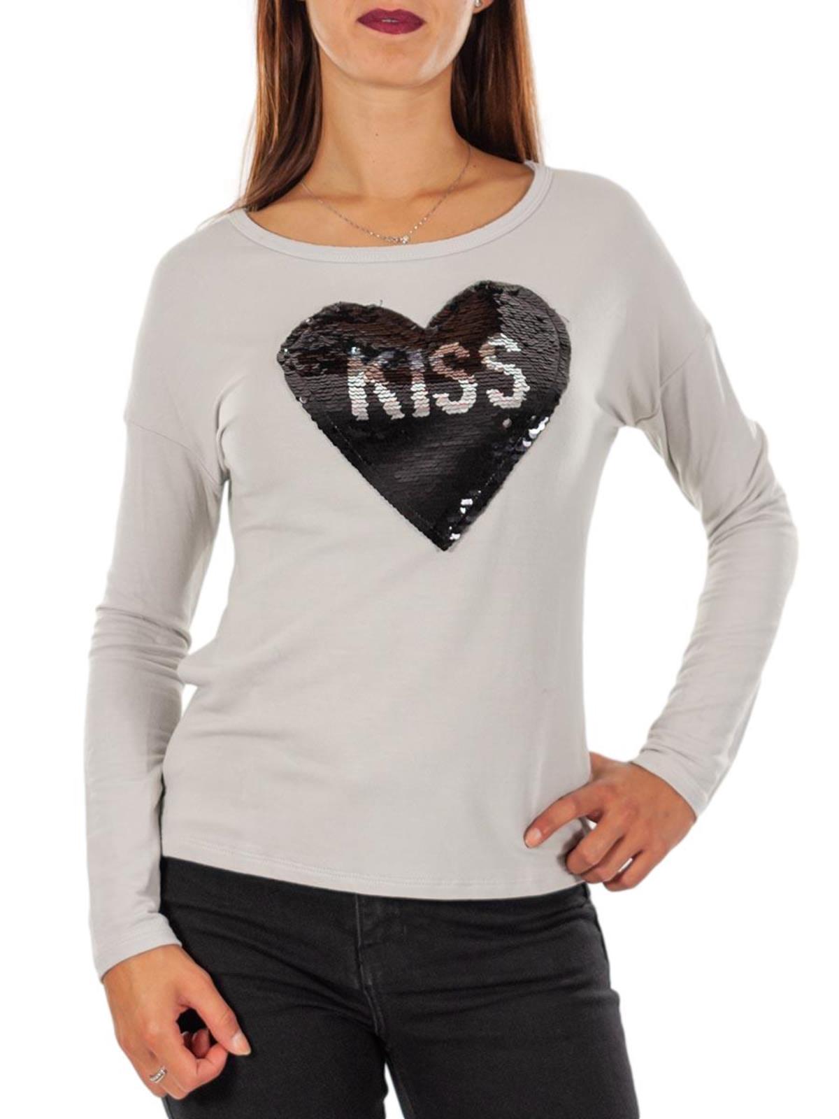 STRABELLO Maglia con paillettes reversibili 71002