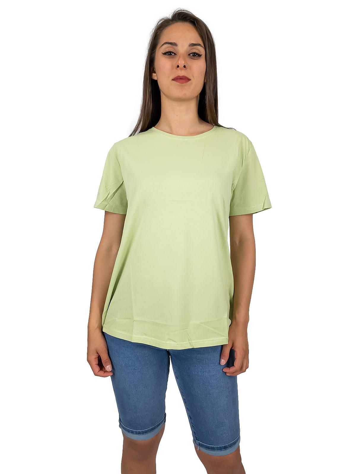 LUISA LOIRE Maglietta Maniche Corte Donna In Cotone Basic Economica