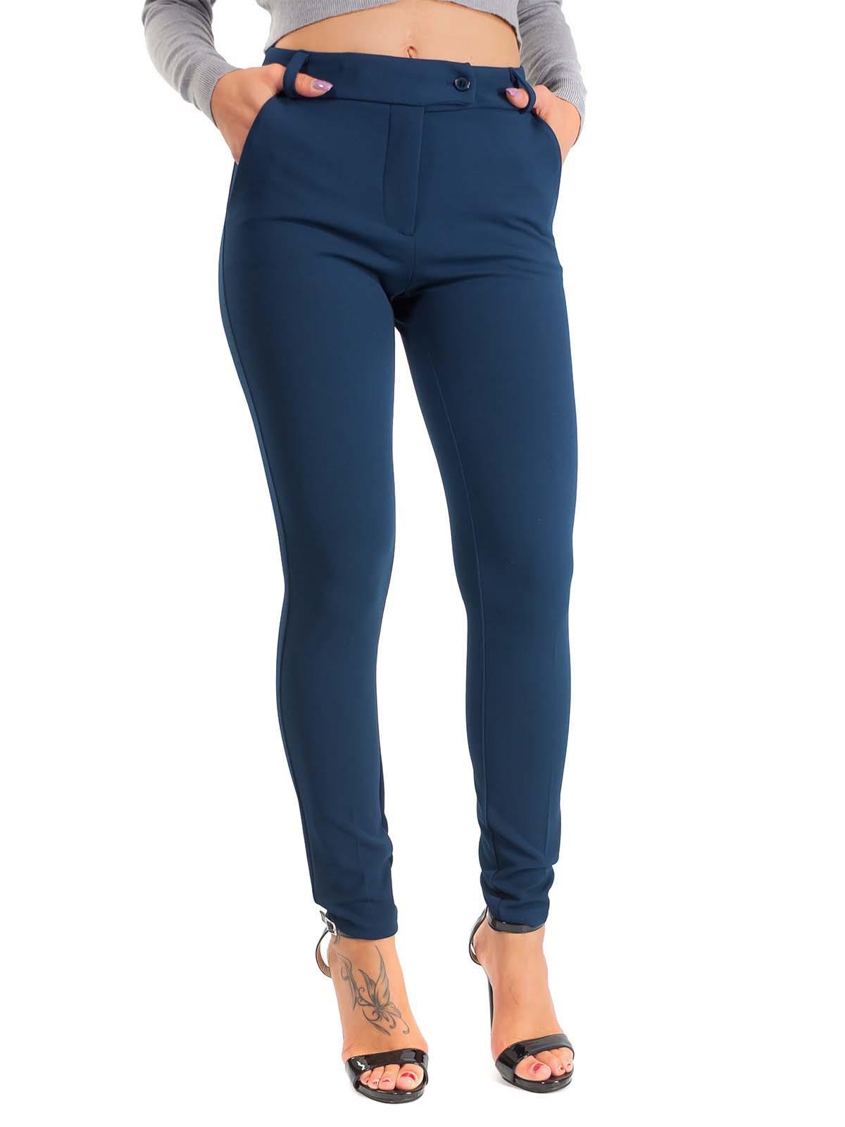 RINASCIMENTO Pantaloni donna eleganti a sigaretta in crepe elasticizzato PNTBSCRP