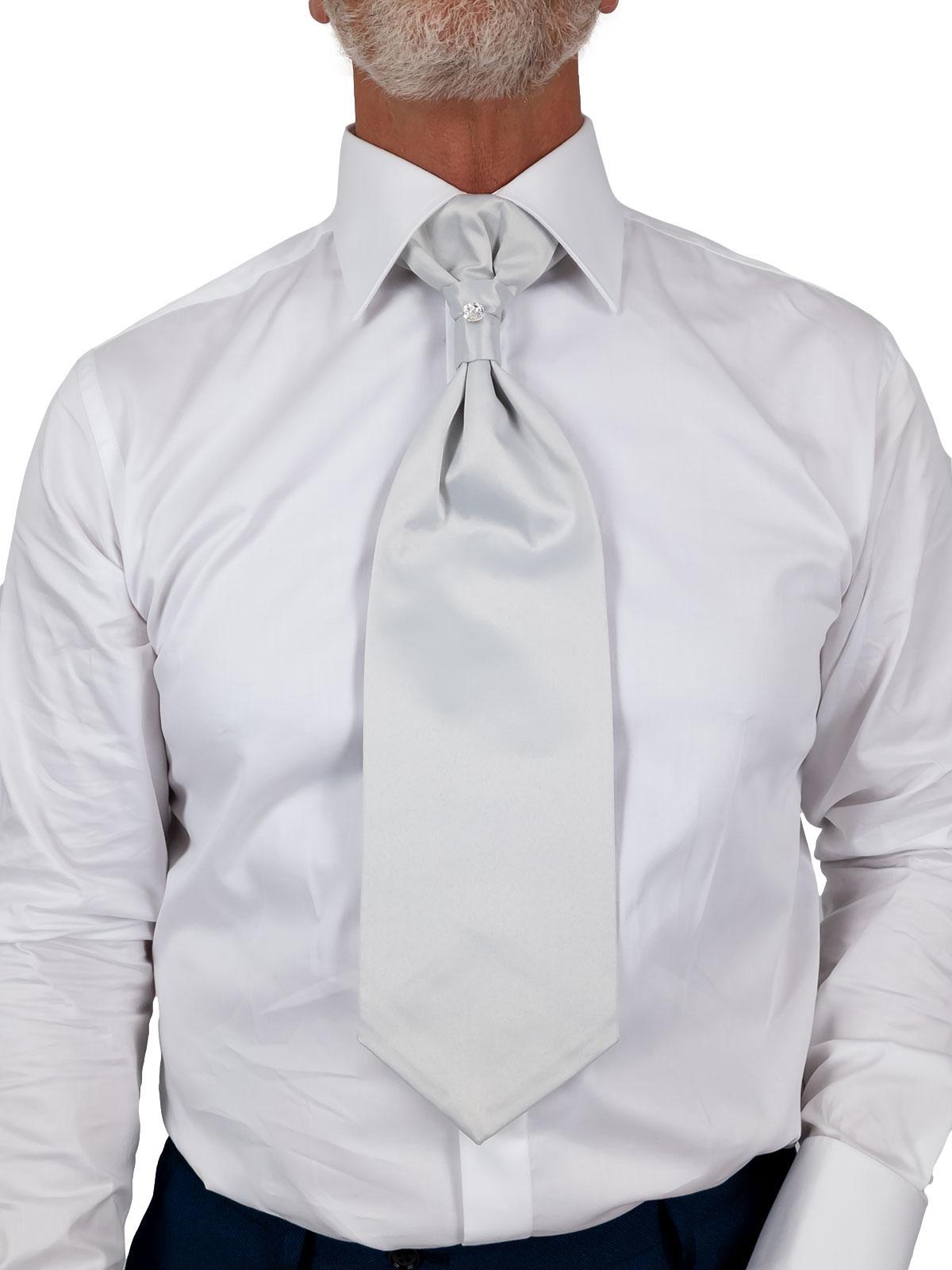 Plastron Cravatta Uomo Cerimonia Con Cinturino Regolabile