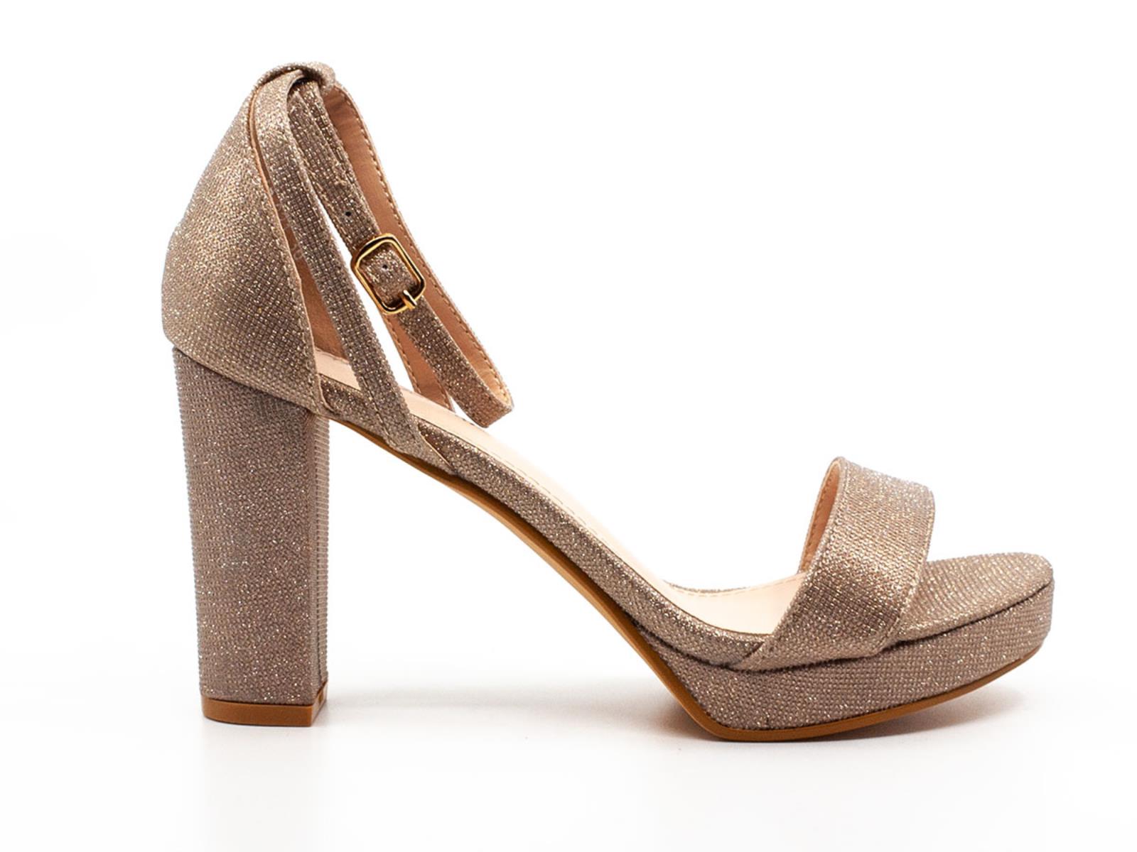 Sandali Donna da Cerimonia con Tacco Largo e Plateau Eleganti e