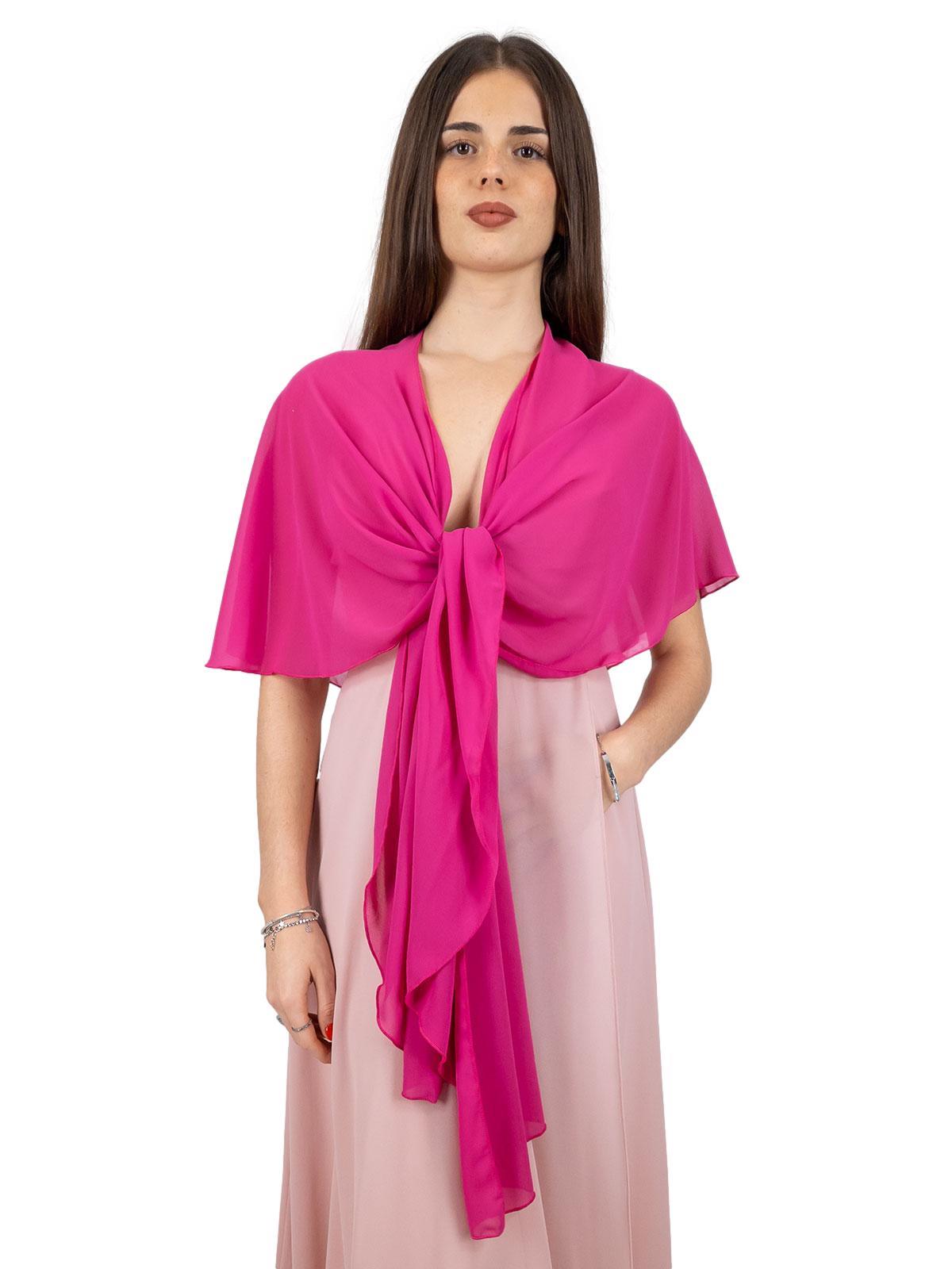 STRABELLO CERIMONIA Stola Cerimonia A Scialle Elegante In Georgette