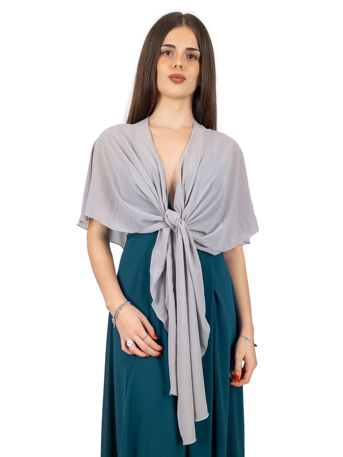 STRABELLO CERIMONIA Stola Cerimonia A Scialle Elegante In Georgette