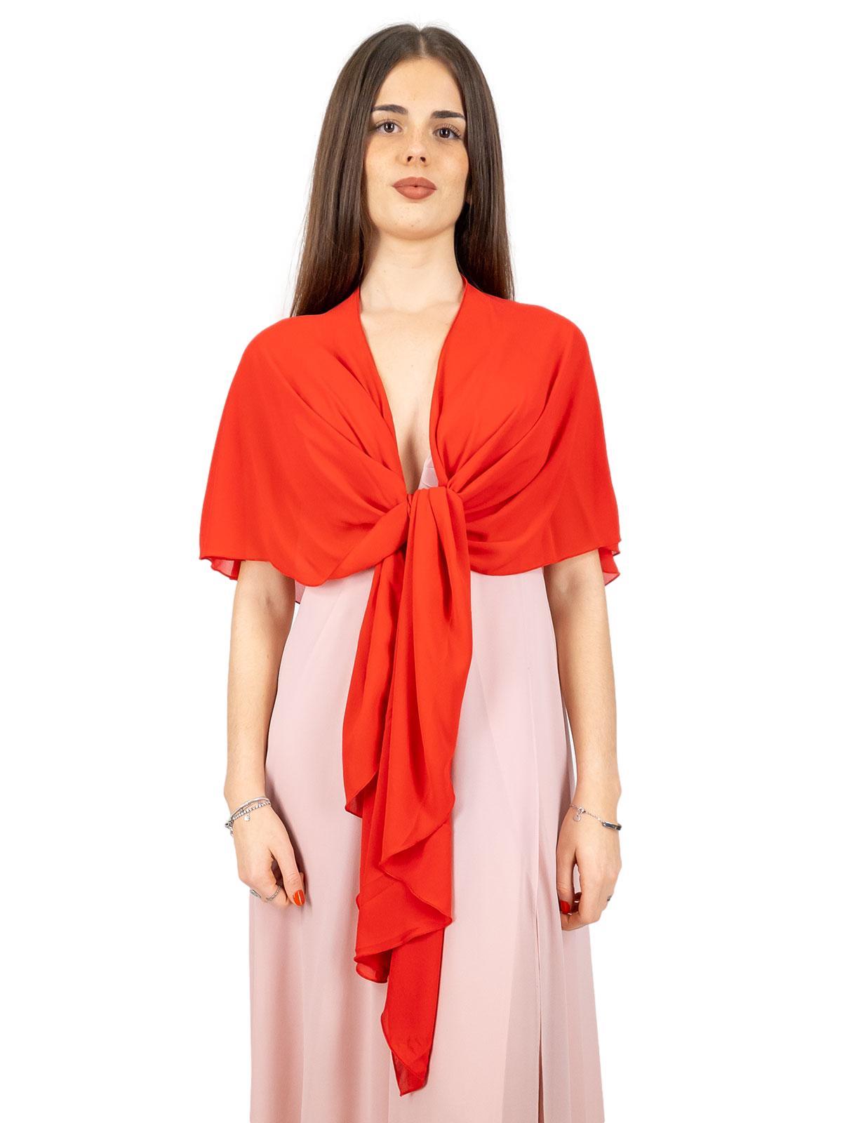 STRABELLO CERIMONIA Stola Cerimonia A Scialle Elegante In Georgette