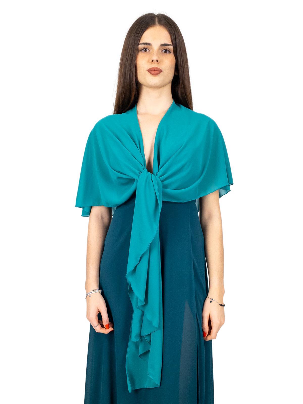 STRABELLO CERIMONIA Stola Cerimonia A Scialle Elegante In Georgette