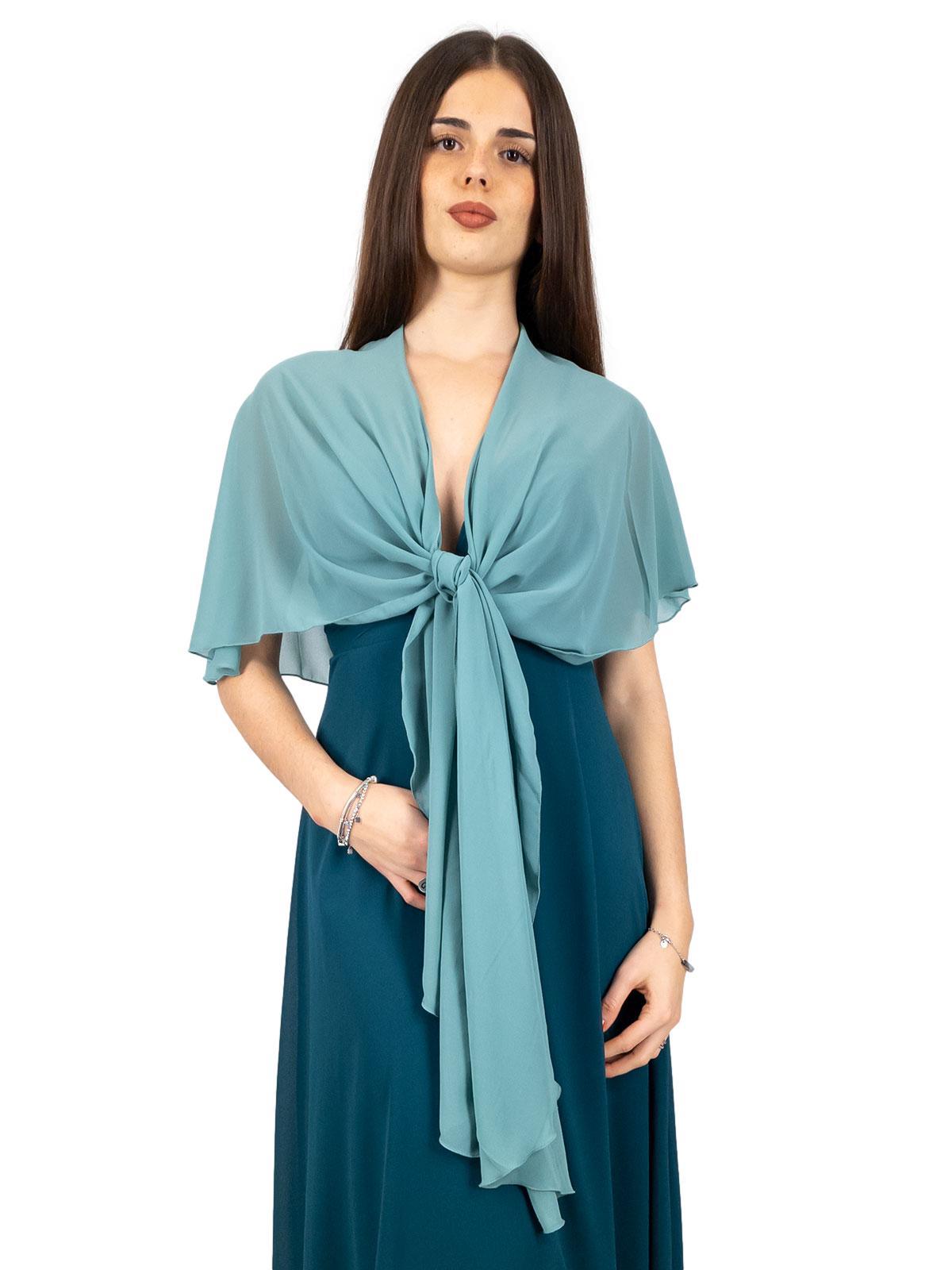 STRABELLO CERIMONIA Stola Cerimonia A Scialle Elegante In Georgette