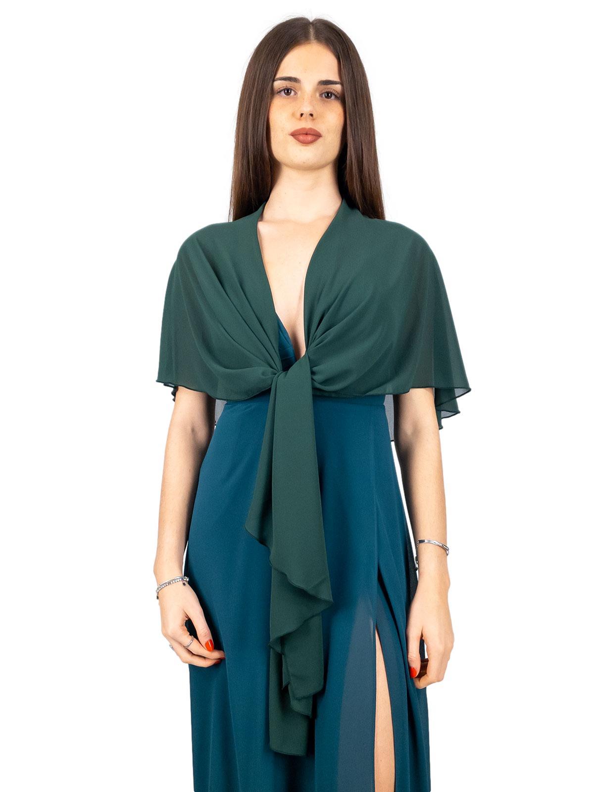 STRABELLO CERIMONIA Stola Cerimonia A Scialle Elegante In Georgette