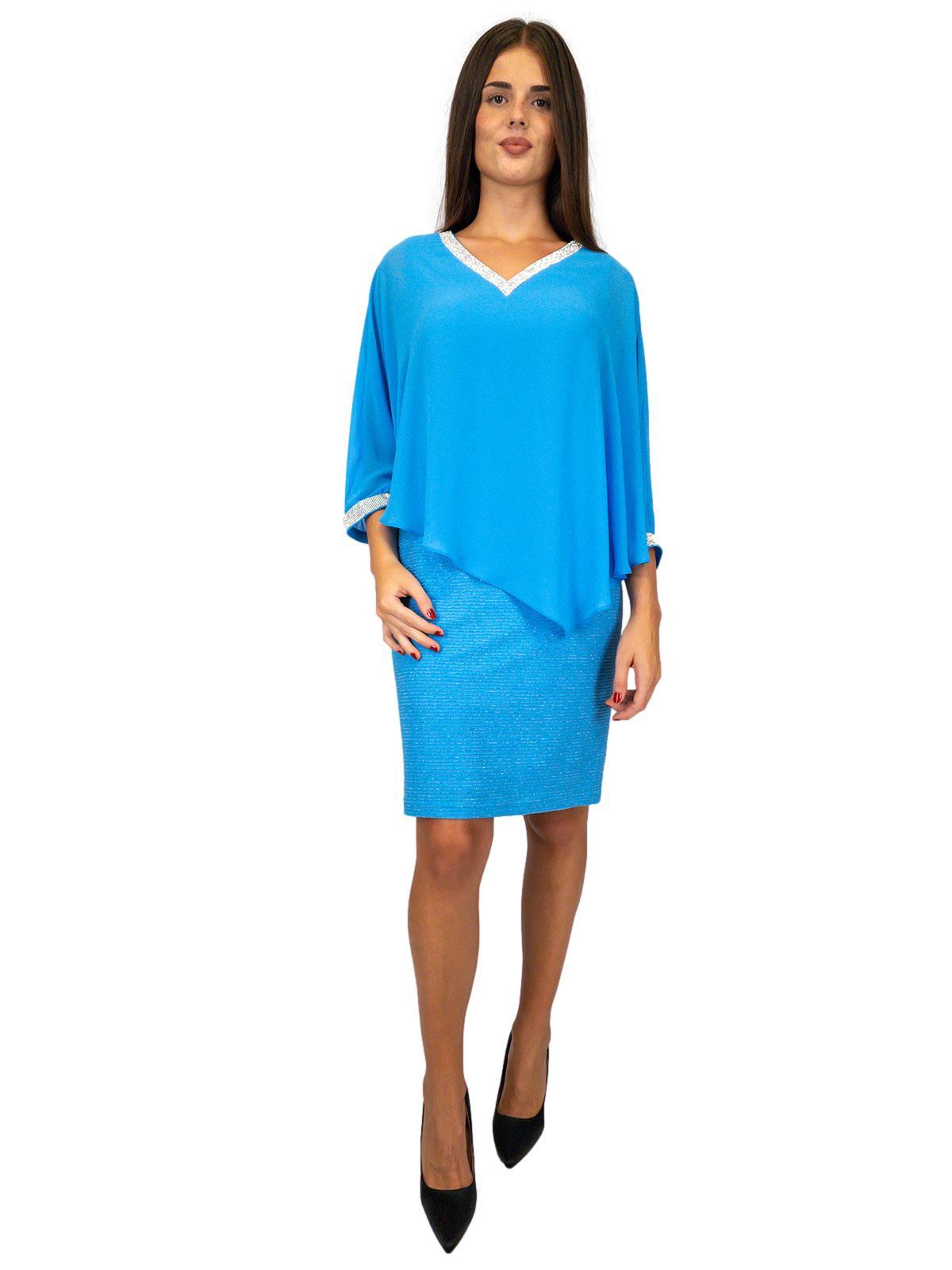Frank Lyman Vestito Elegante Donna Corto Abito A Tubino Da Cerimonia