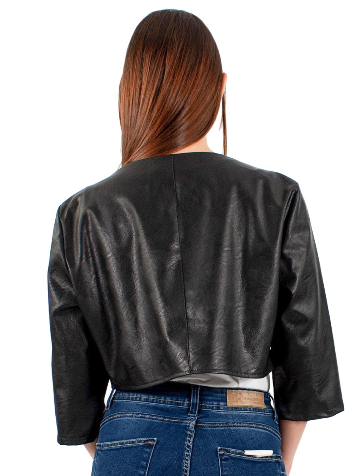 Bolerino Ecopelle Giacchino Corto Elegante Coprispalle Cerimonia