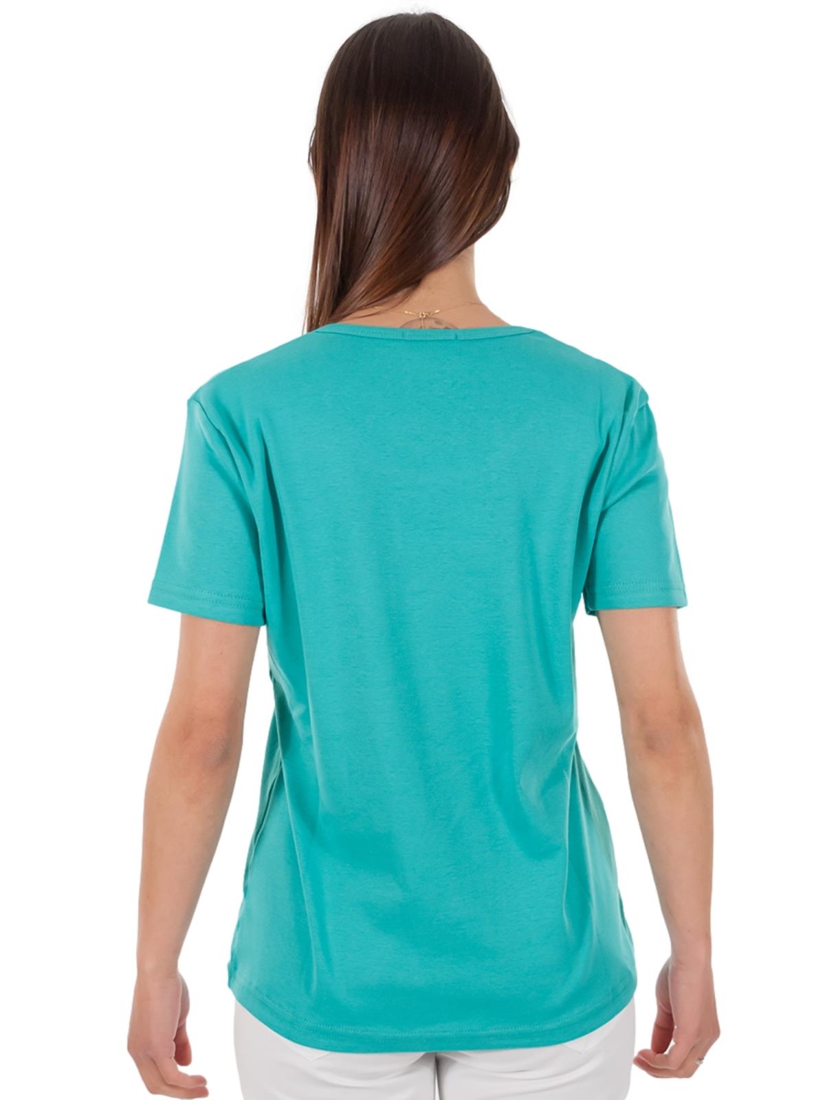 Maglietta Cotone Donna Maniche Corte Maxi Over Perlarara E2117