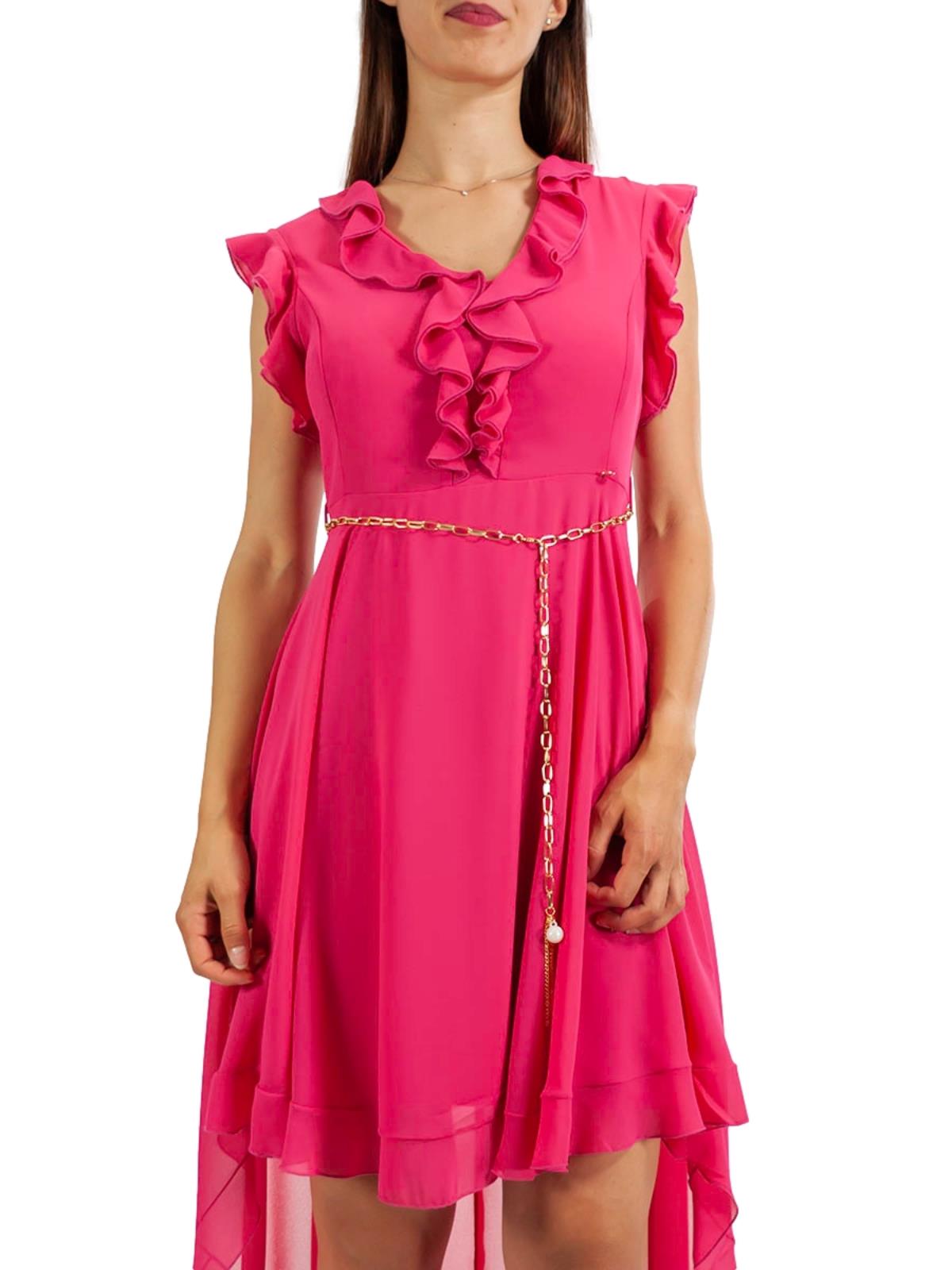 RINASCIMENTO Vestito Corto Davanti E Lungo Dietro Cerimonia Donna