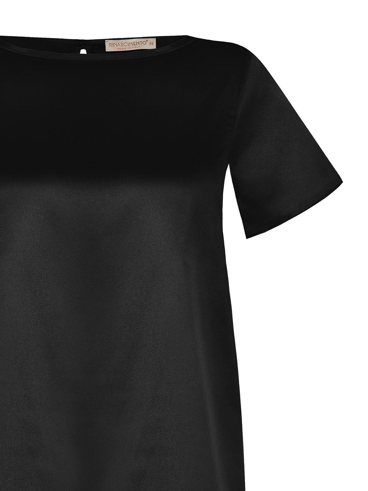 Blusa Donna Elegante Manica Corta In Raso Sottogiacca