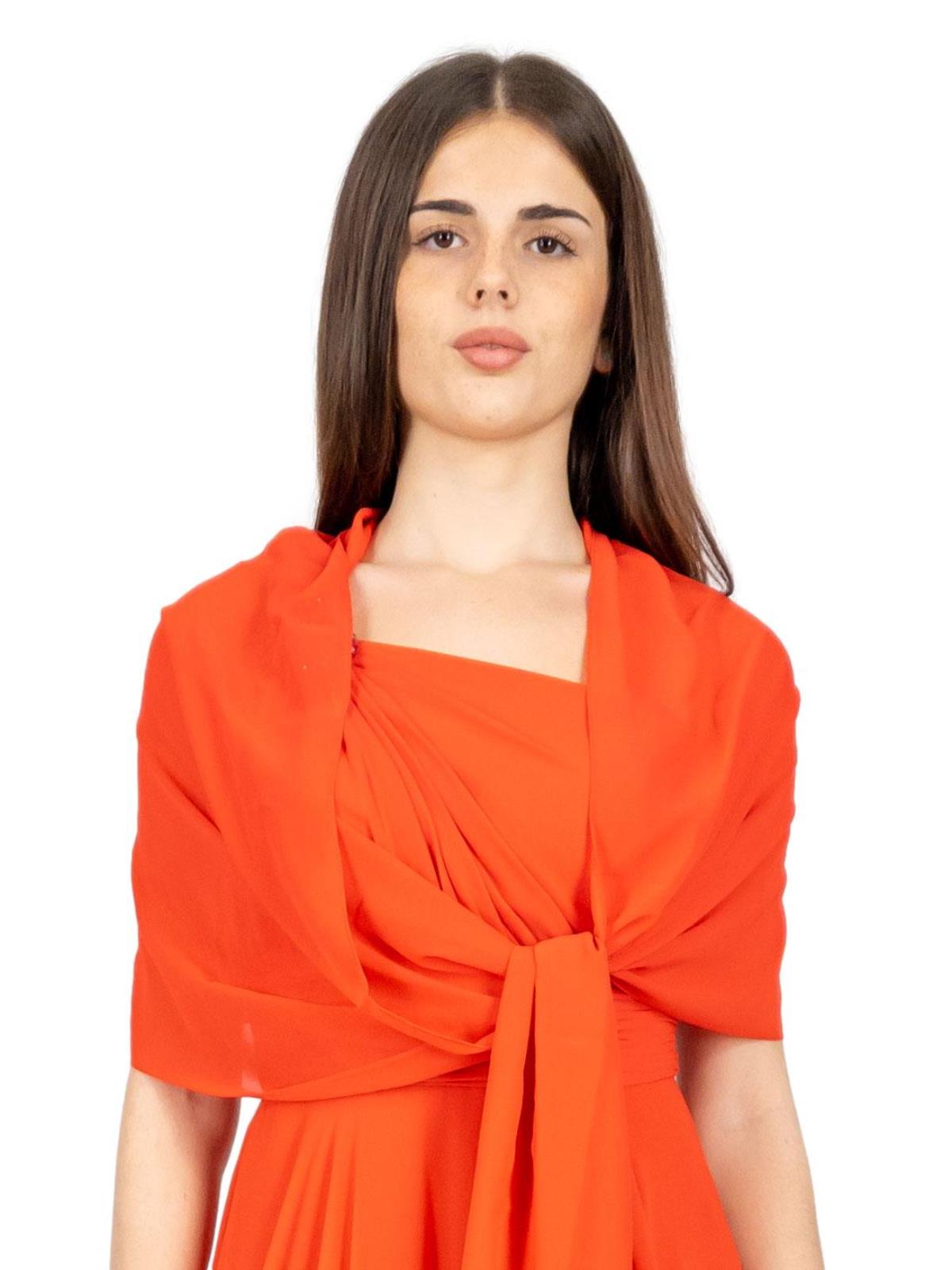 Stola Elegante Per Cerimonia O Matrimonio In Chiffon Lunga