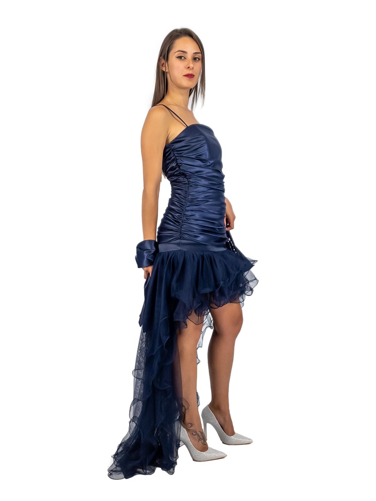 Cerimonia Donna Vestiti Da Cerimonia Con Coda Abito Elegante Da