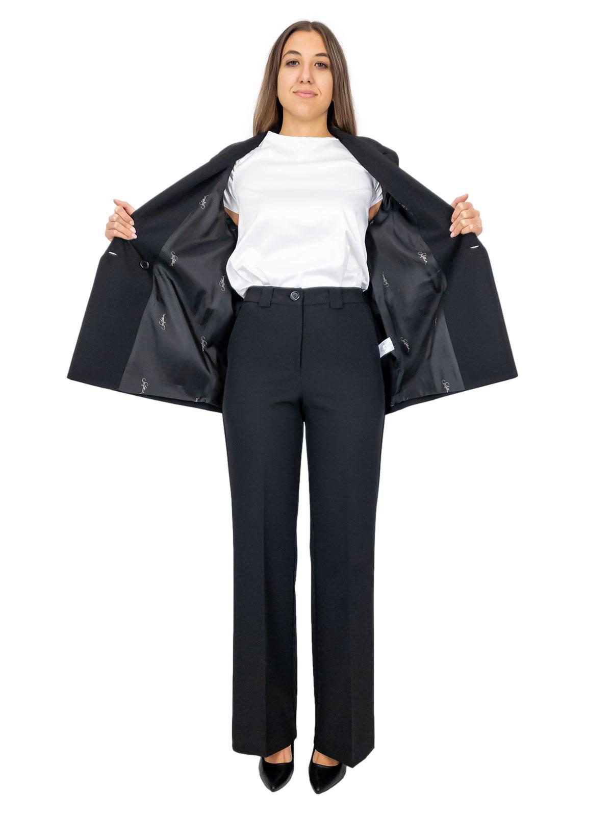 Completo Da Donna A Quadri – Blazer Doppiopetto A Maniche Lunghe E Pantaloni Slim Fit – Elegante Per Lavoro E Occasioni Speciali