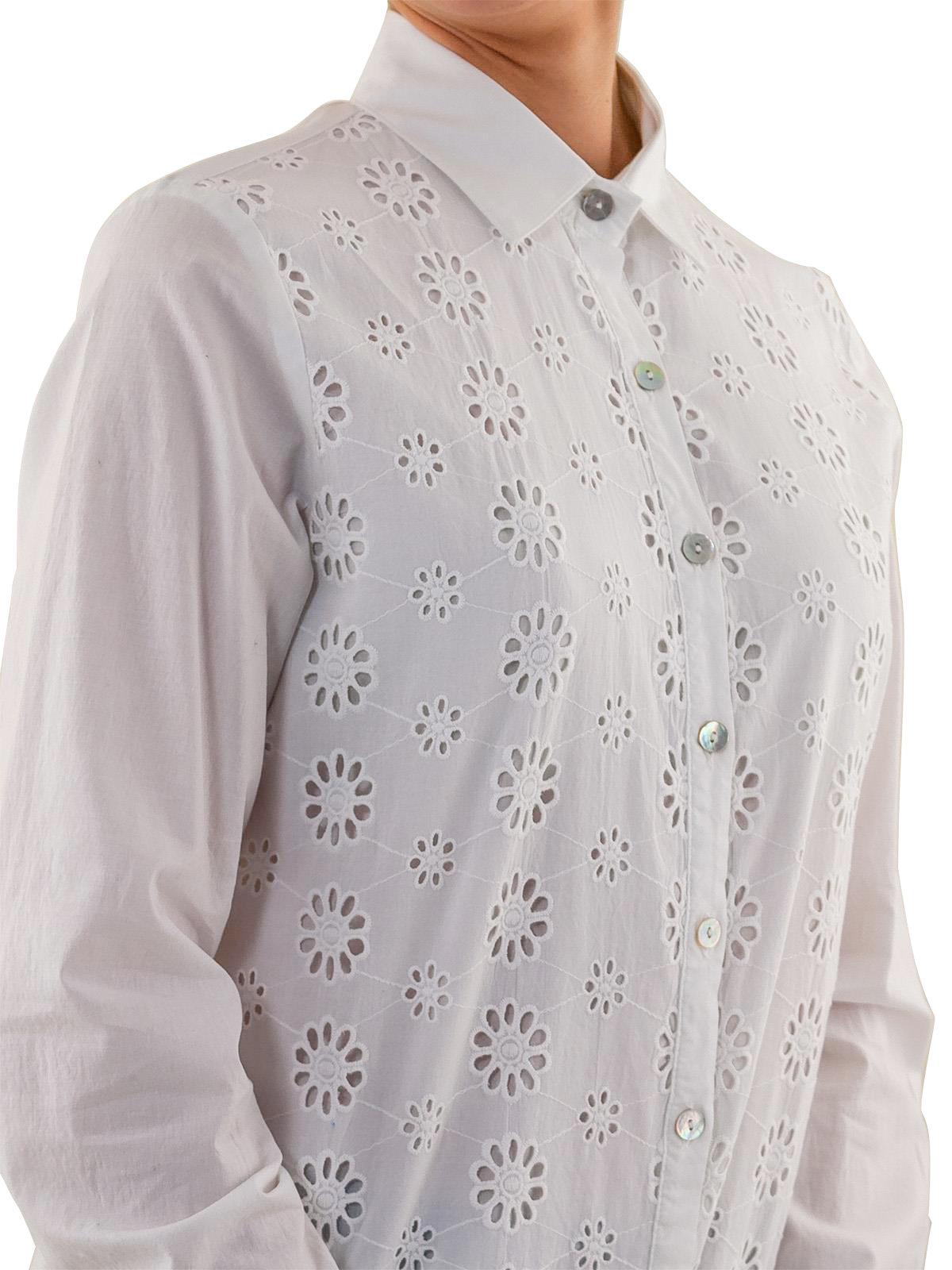 Elesomo Camicetta casual da donna a maniche corte/lunghe, in cotone