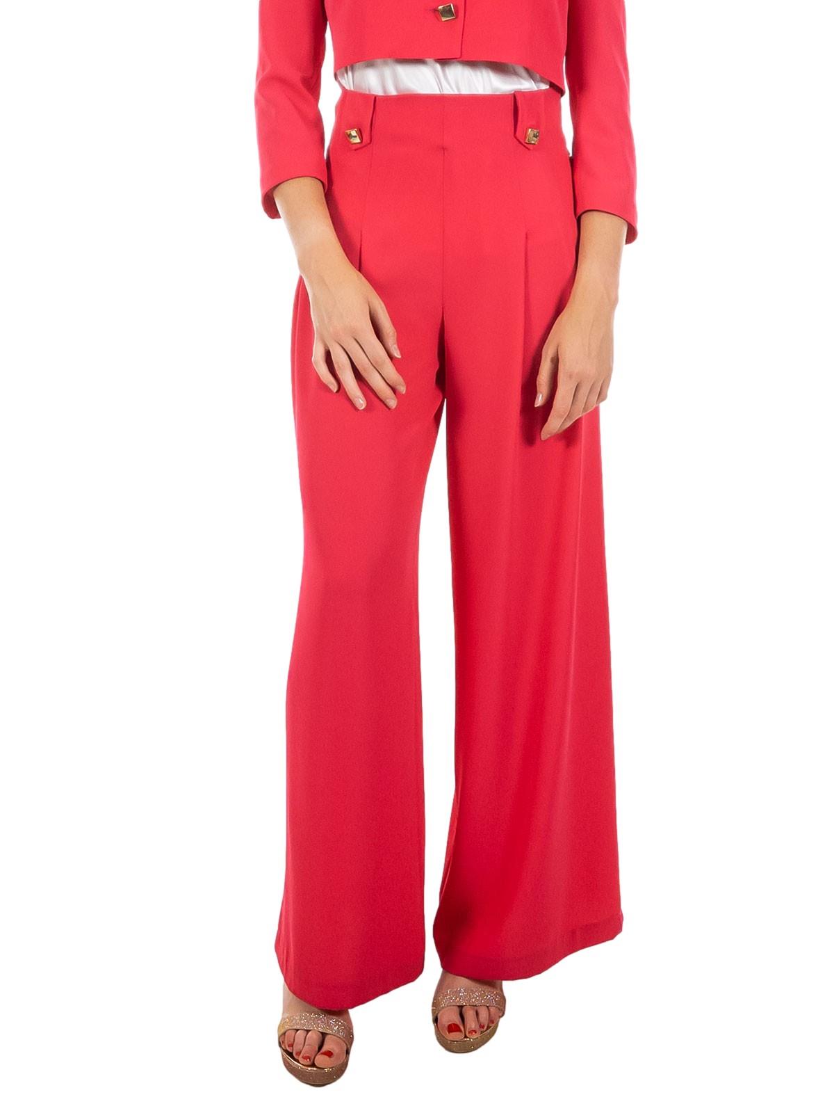 Pantaloni A Palazzo Eleganti Donna Larghi Vita Alta