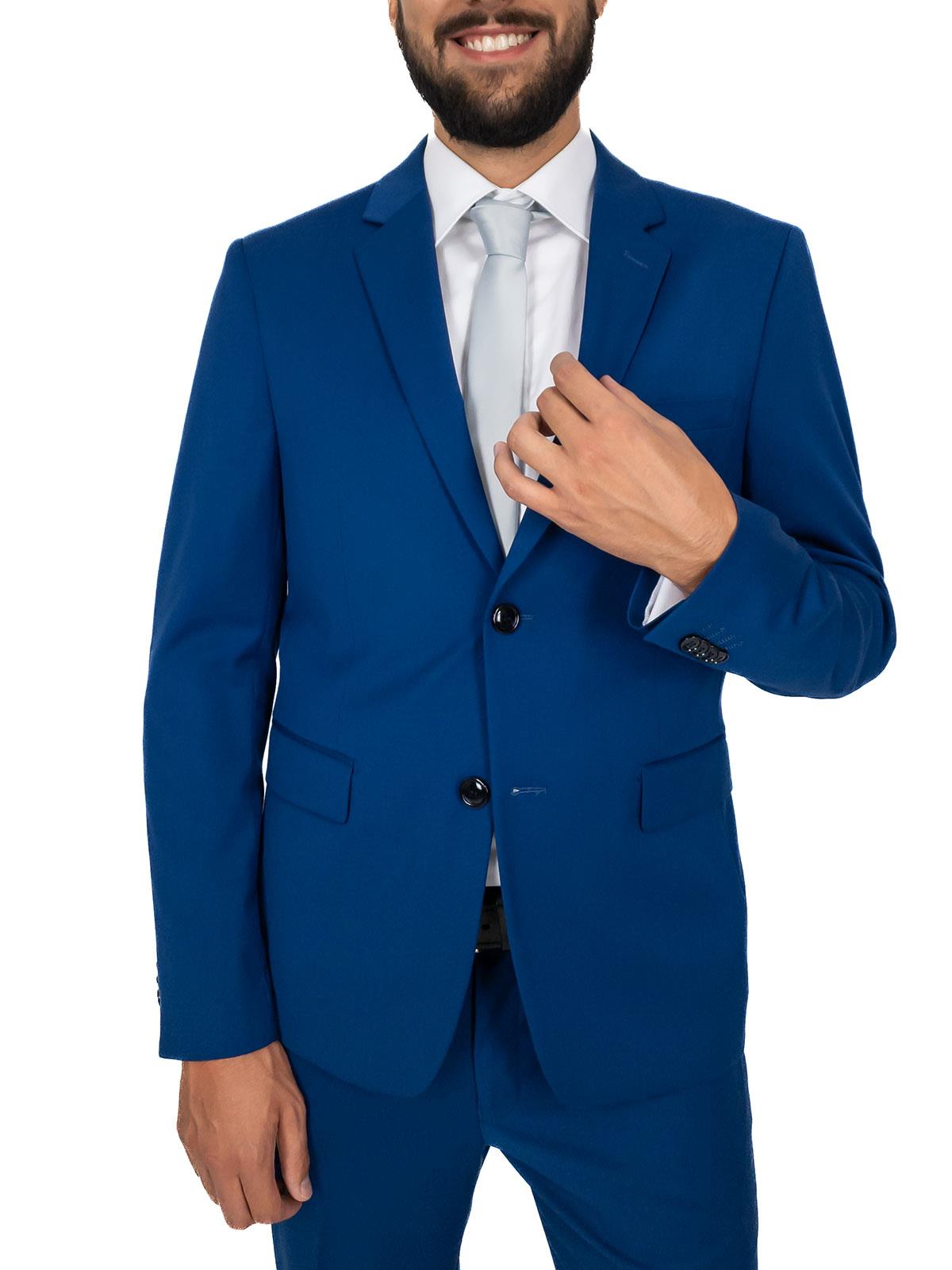 Abito Cerimonia Uomo Elegante Completo Invitato Slim Fit Drop