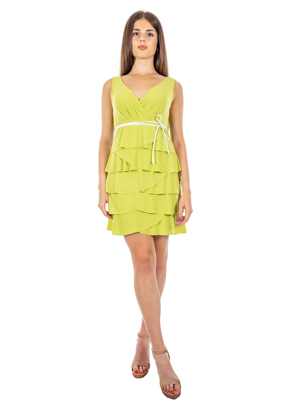 Abito A Balze Rinascimento Donna Corto Casual Scollo A V