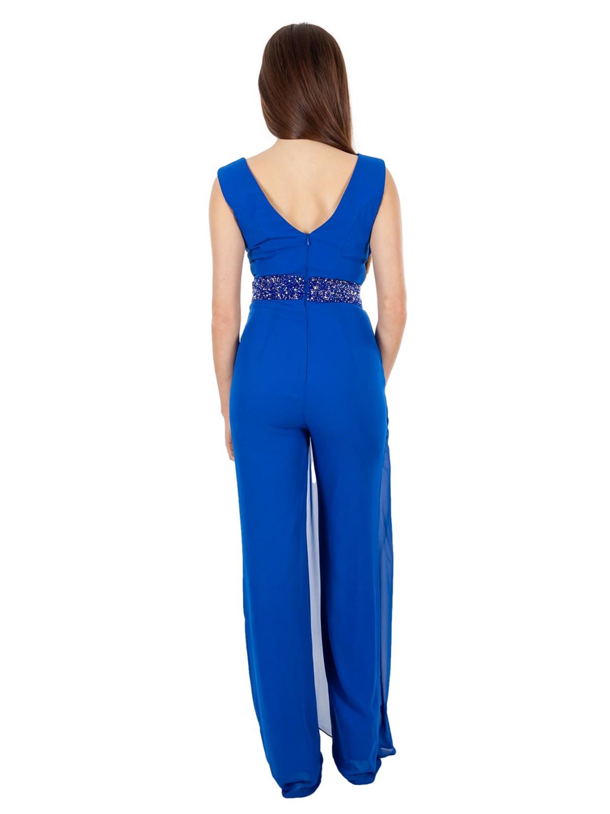 Tuta Elegante Per Cerimonia Jumpsuit Intera Online In Chiffon