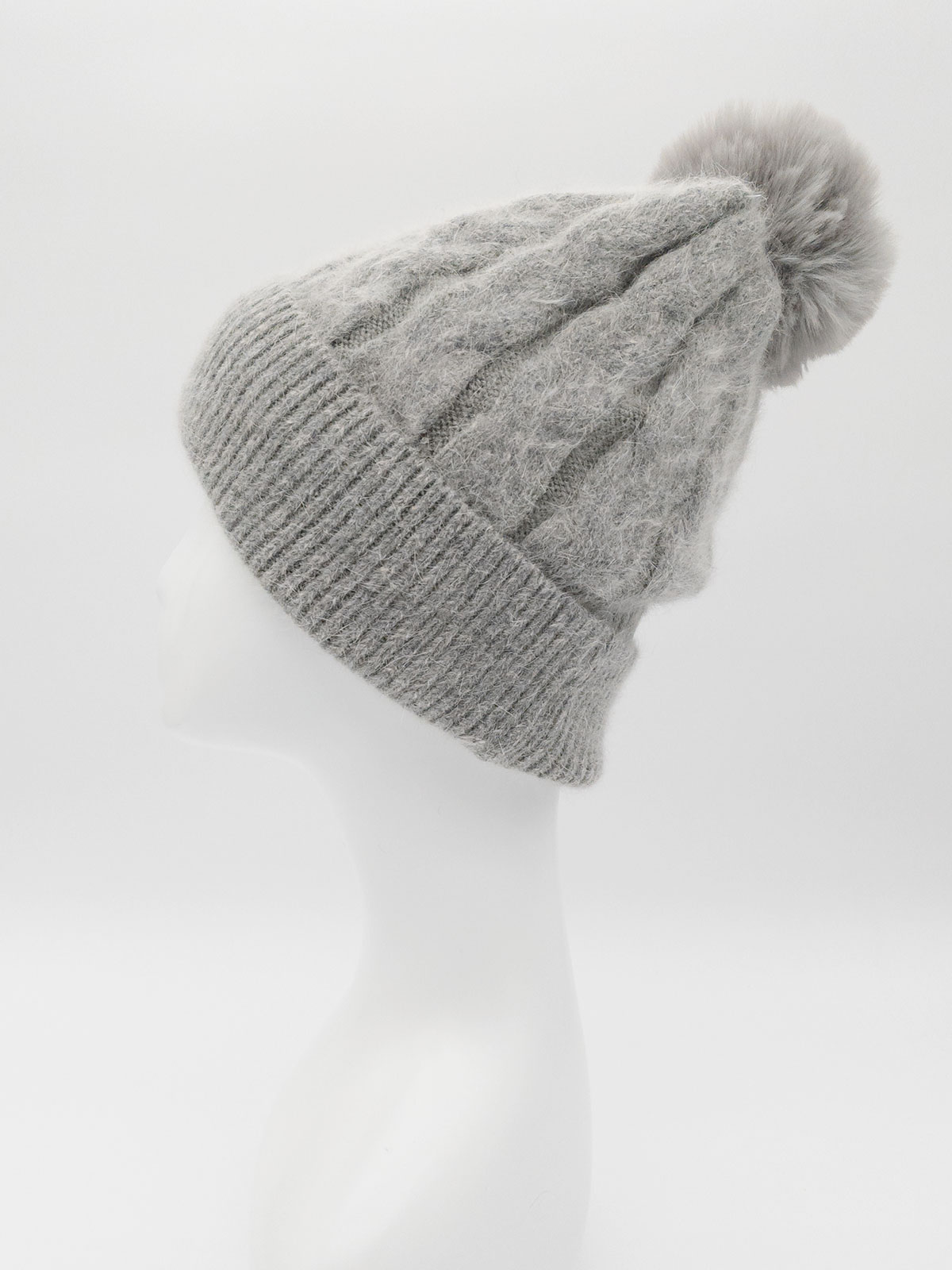 Cappello Invernale Donna Con Pompon Elegante