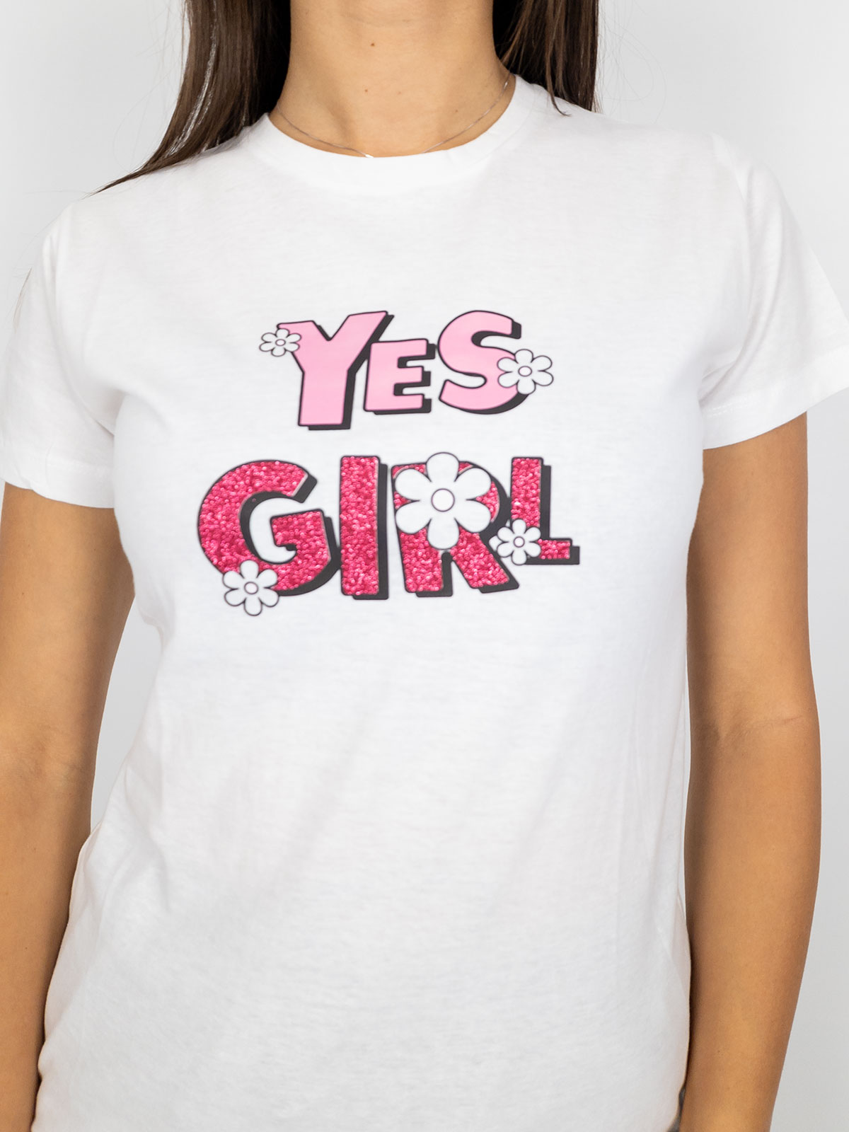 T-shirt Maniche Corte Donna In Cotone Con Scritte E Stampe 24067