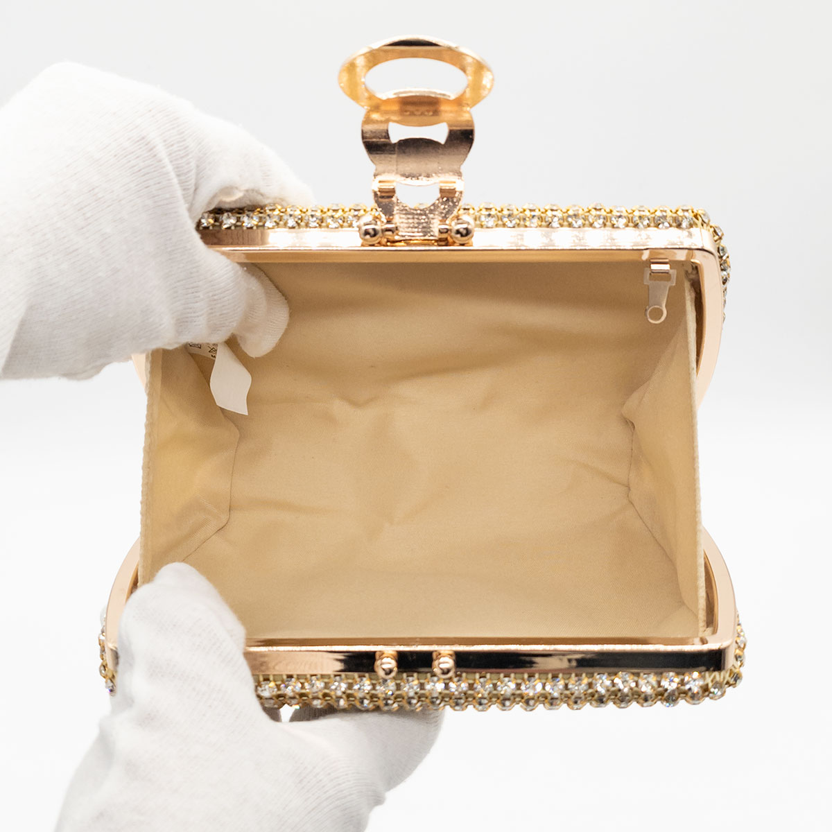 Jywmsc Pochette Oro Elegante, Clutch Donna Cerimonia Borsetta Da Sera Glitterato Borsa A Tracolla Per Matrimonio Festa - 10