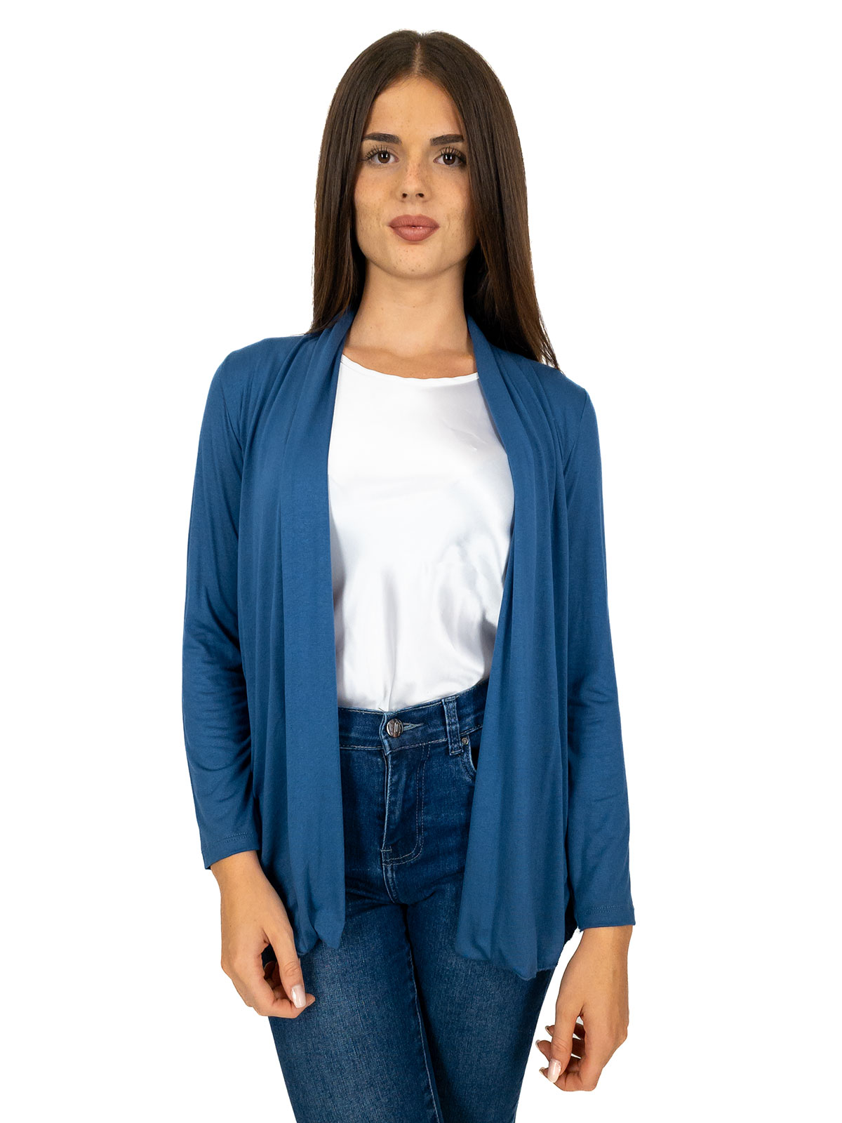 Women’s Long Open Cardigan Slim Fit