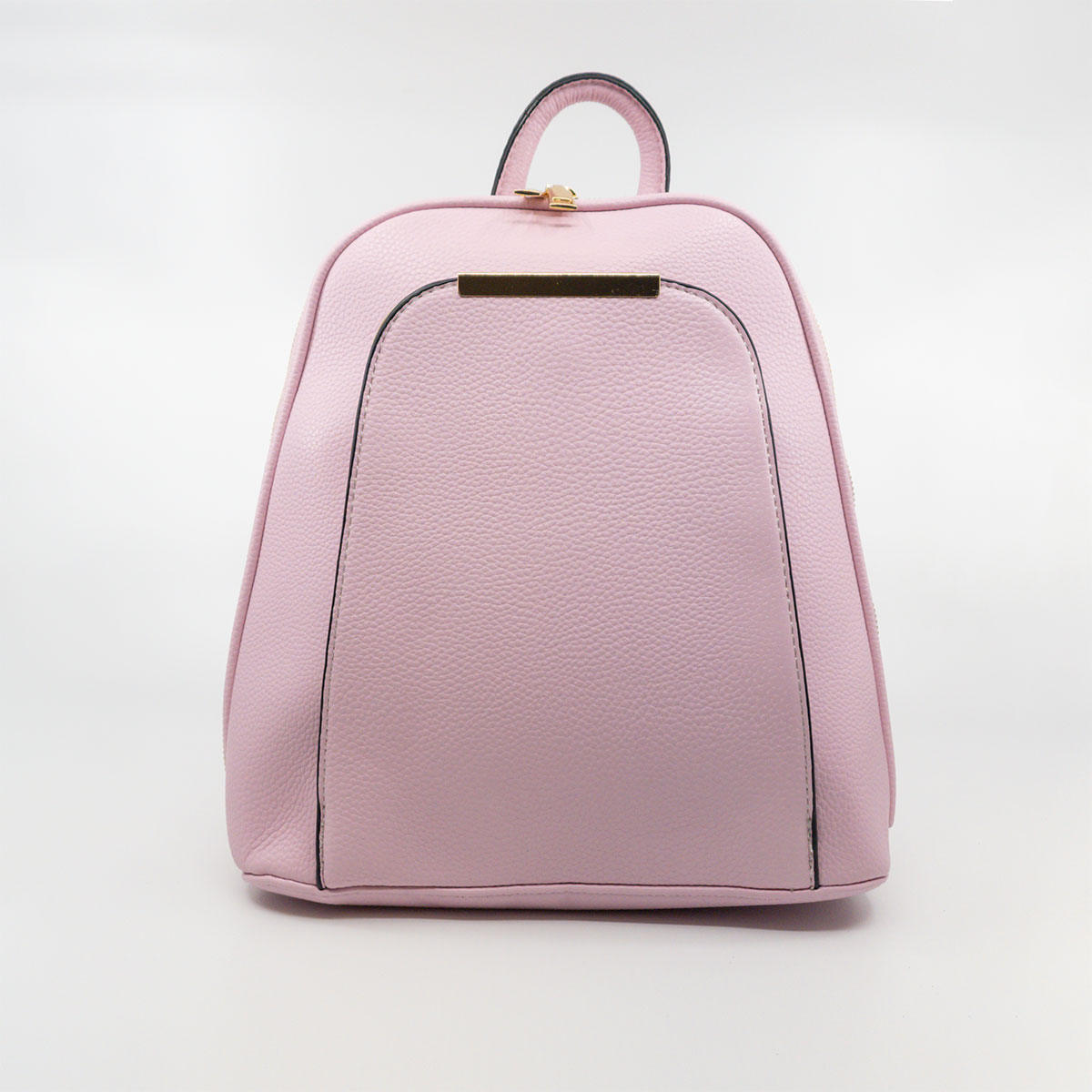 Zaino Borsa Da Donna Rigida Con Spallacci Regolabili E Zip