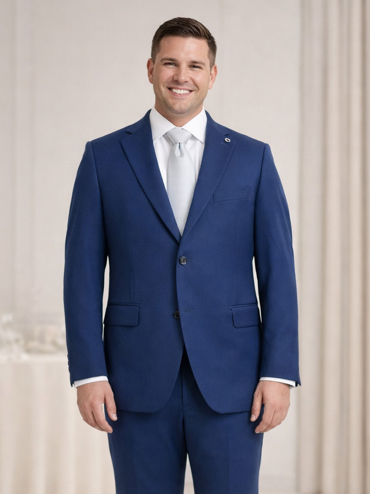Men’s Drop 4 Comfort Fit Suit Jacket and Trousers