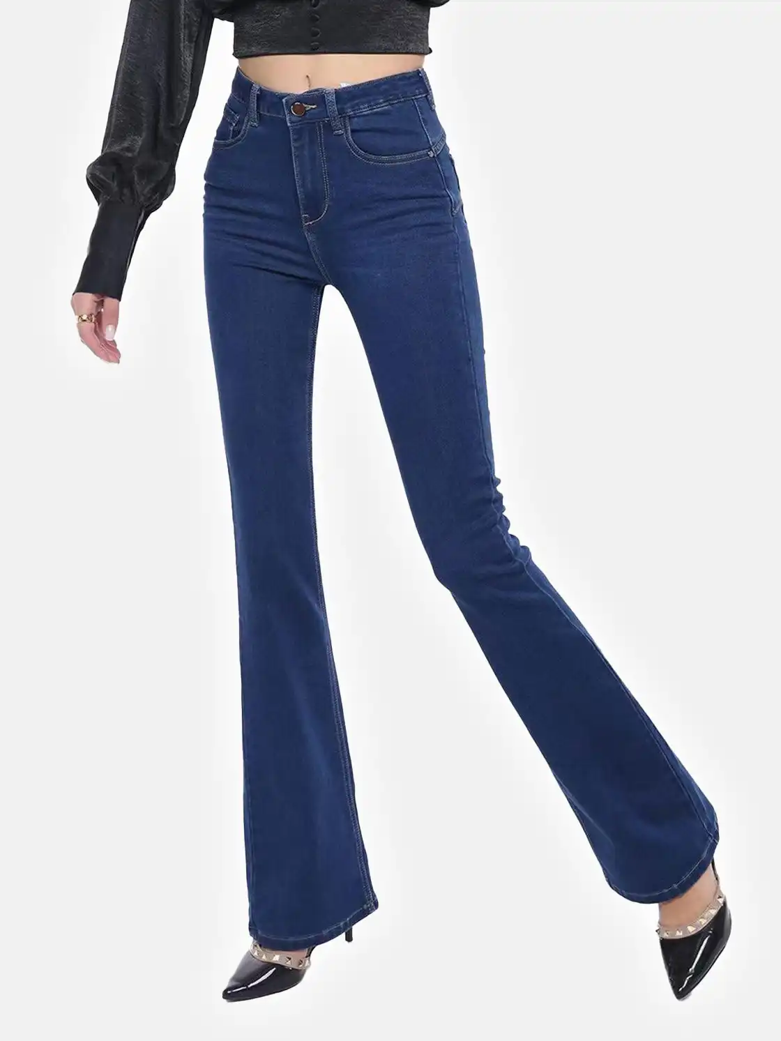 Jeans Bootcut Push-Up a Vita Alta – Miss Bonbon