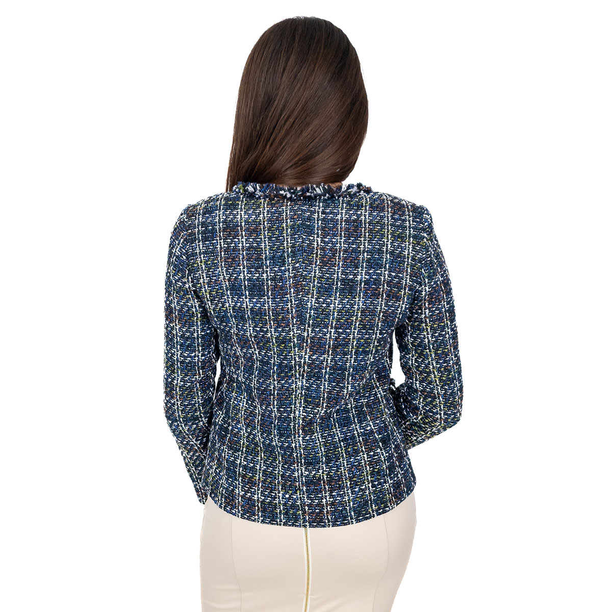 Giacca Modello Chanel Donna Blazer Elegante Made in Italy