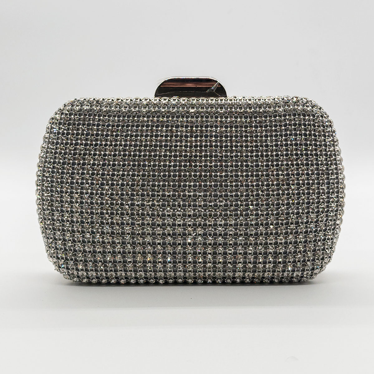 MICHELLE MOON Pochette da Cerimonia Argento con Strass V6067-ARGENTO