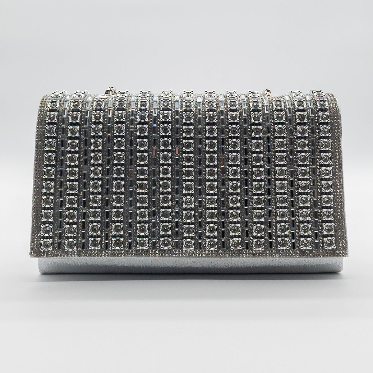 MICHELLE MOON Pochette Cerimonia Argento con Catenella HD1323-ARGENTO