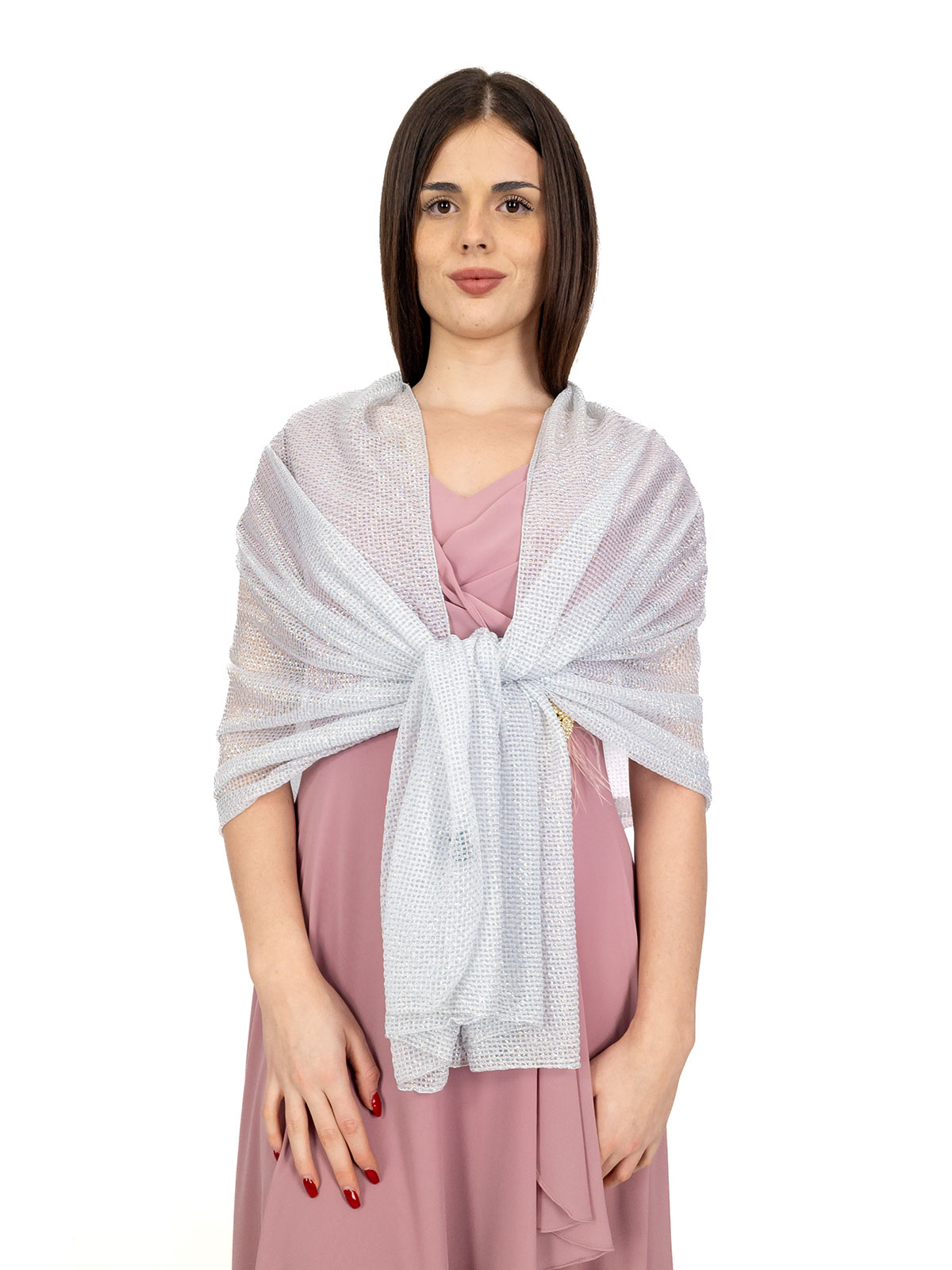 STRABELLO CERIMONIA Stola Cerimonia Glitterata Elegante Per Per Eventi Speciali