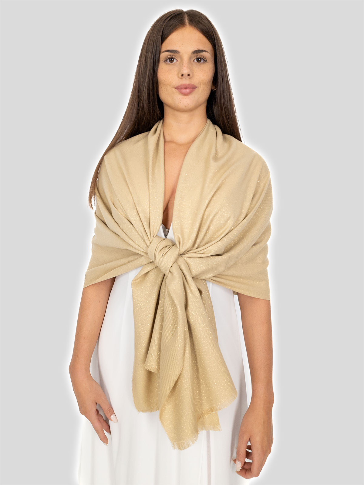 STRABELLO CERIMONIA Stola Invernale Elegante Cerimonia A Scialle Calda Glitterata