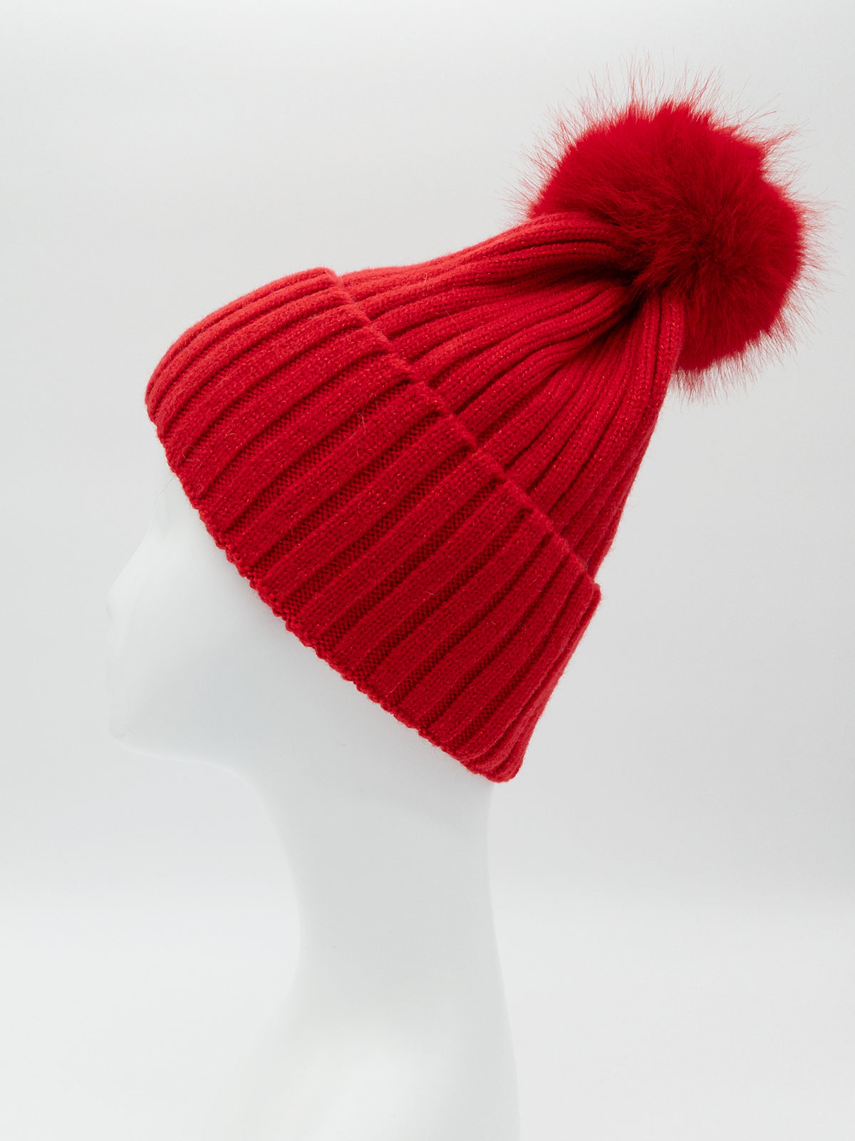 Andrea Cool Cappello Invernale Donna Con Pon Pon Elegante Glitterato