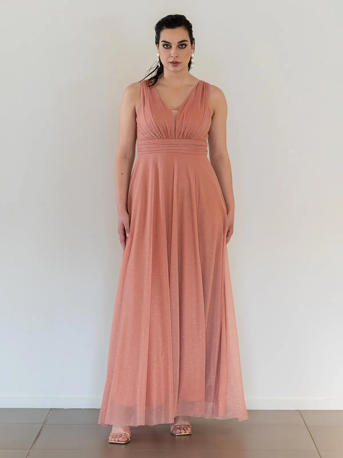 sachin and babi light blue dress 2025 Evening Dress Empire Sleeveless Floral Print Elegant O-Neck Floor-Length Pleat A-Line Plus Size Women Formal Party Gown