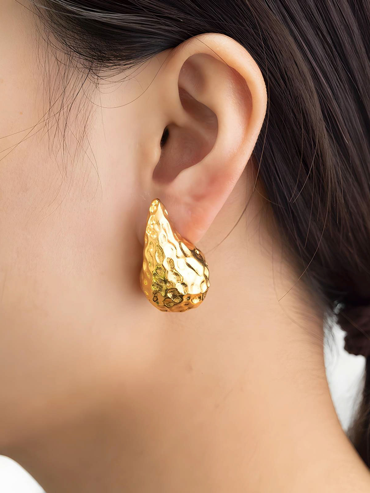 Strabello Bijoux Gocce D'Oro Martellate 87432-0