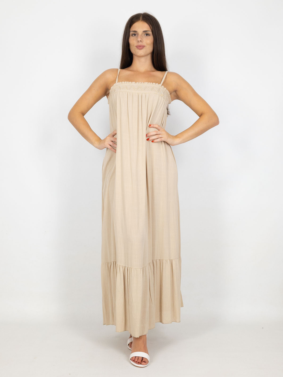 Vestito Donna Estivo Lungo da Giorno Femminile Casual Leggero