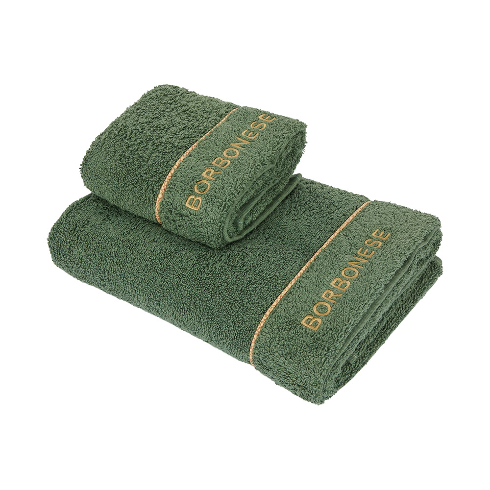BORBONESE ASCIUGAMANI 1+1 BIANCHERIA DA BAGNO - FINE OP ASCIUGAMANI 1+1