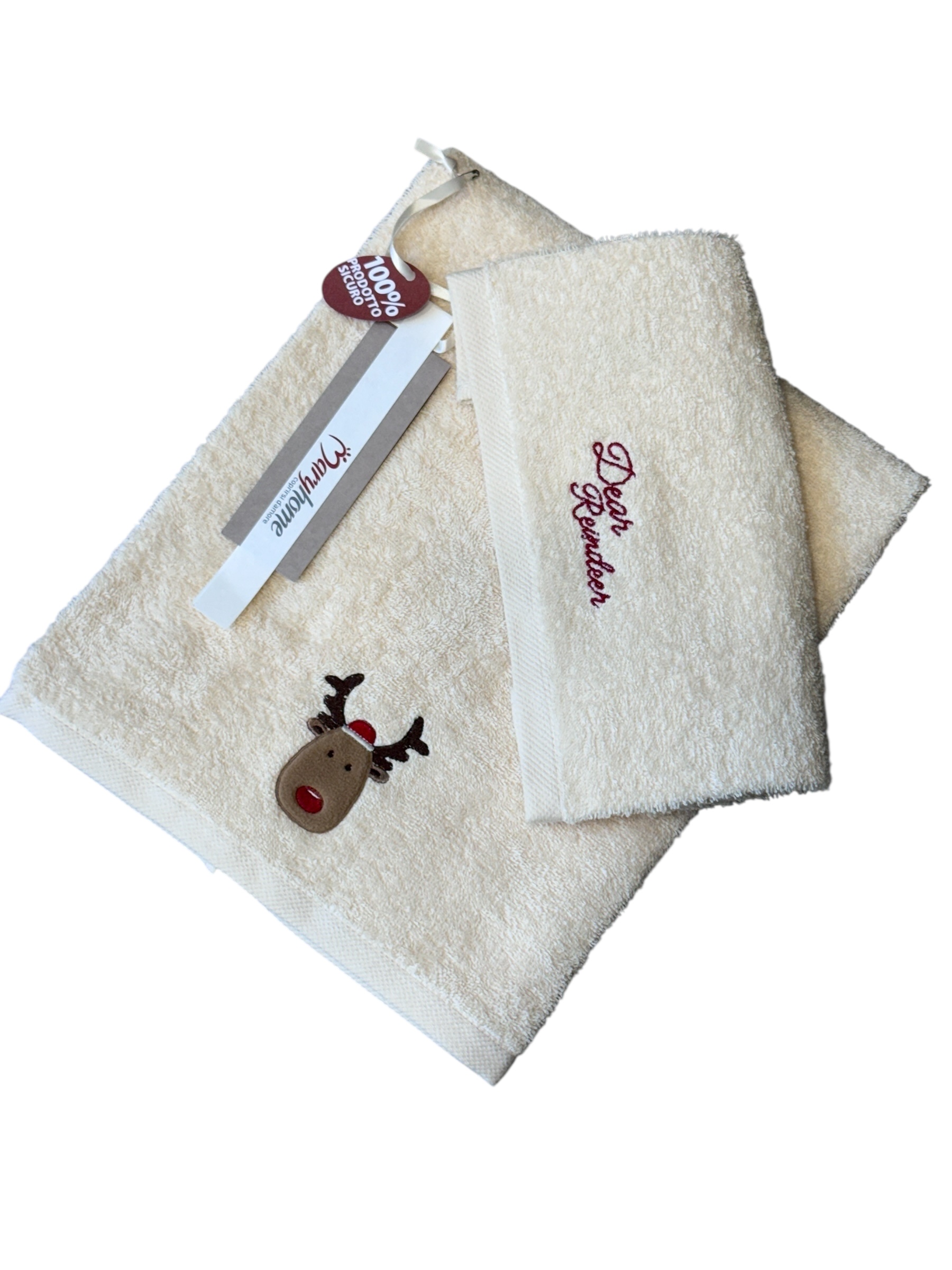 MARYHOME ASCIUGAMANI 1+1 BIANCHERIA BAGNO - 6S55014