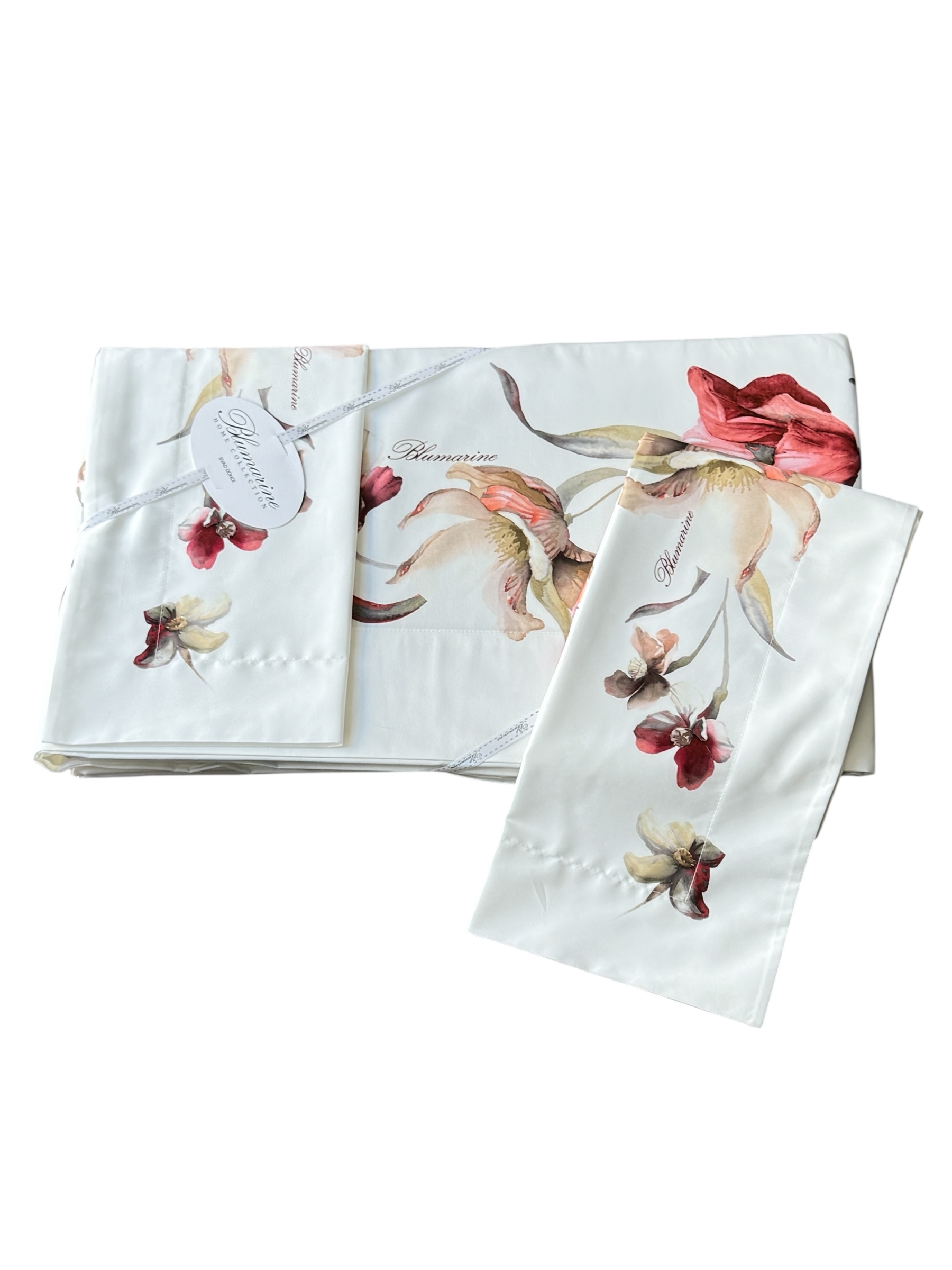 BLUMARINE  LENZUOLA BIANCHERIA LETTO - LENZUOLA FLEURETTE MATRIMONIALE