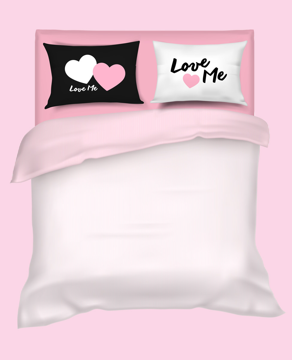 CAMOMILLA LENZUOLA BIANCHERIA LETTO - LOVE ME LENZUOLA 1 POSTO